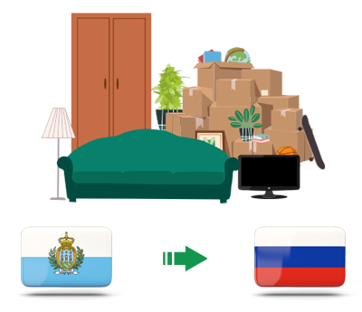 Квартирный переезд из Сан-Марино в Россию